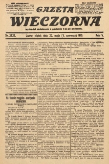Gazeta Wieczorna. 1915, nr 2323