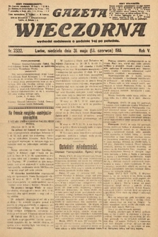 Gazeta Wieczorna. 1915, nr 2332