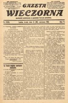 Gazeta Wieczorna. 1915, nr 2335