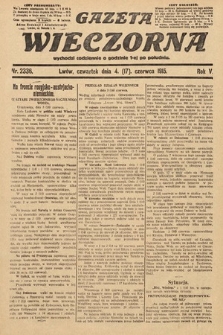 Gazeta Wieczorna. 1915, nr 2336