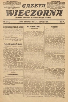 Gazeta Wieczorna. 1915, nr 2343