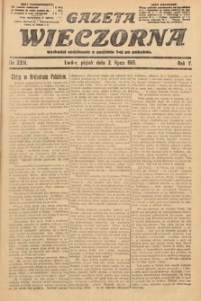 Gazeta Wieczorna. 1915, nr 2351