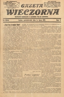 Gazeta Wieczorna. 1915, nr 2354