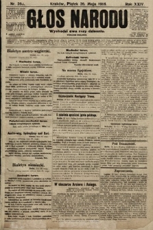 Głos Narodu (wydanie poranne). 1916, nr 266