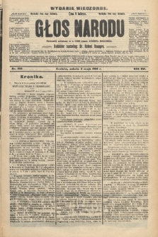 Głos Narodu : dziennik polityczny, założony w r. 1893 przez Józefa Rogosza (wydanie wieczorne). 1908, nr 203