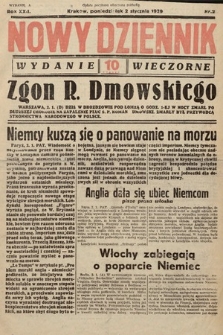 Nowy Dziennik (wydanie wieczorne). 1939, nr 2