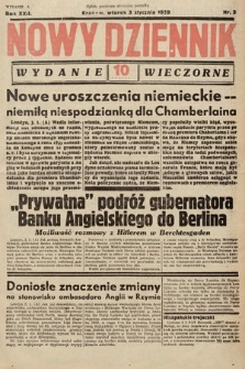 Nowy Dziennik (wydanie wieczorne). 1939, nr 3