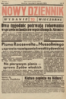 Nowy Dziennik (wydanie wieczorne). 1939, nr 5