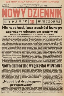 Nowy Dziennik (wydanie wieczorne). 1939, nr 9