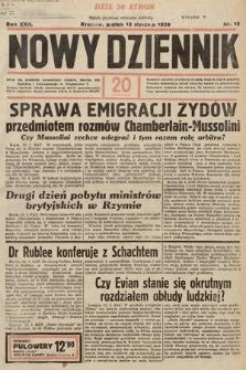 Nowy Dziennik. 1939, nr 13