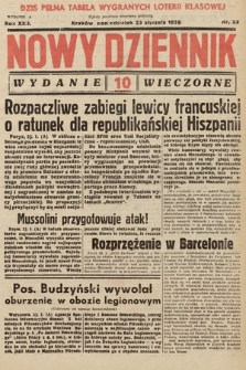 Nowy Dziennik (wydanie wieczorne). 1939, nr 23
