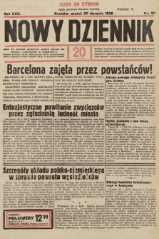 Nowy Dziennik. 1939, nr 27
