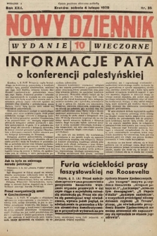 Nowy Dziennik (wydanie wieczorne). 1939, nr 35
