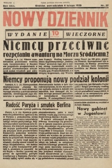 Nowy Dziennik (wydanie wieczorne). 1939, nr 37