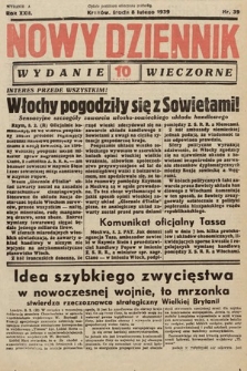 Nowy Dziennik (wydanie wieczorne). 1939, nr 39