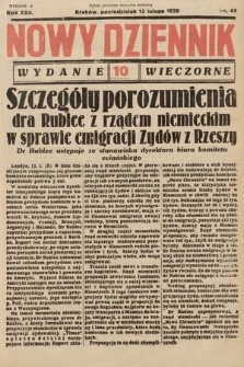 Nowy Dziennik (wydanie wieczorne). 1939, nr 44
