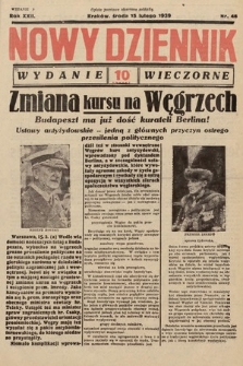 Nowy Dziennik (wydanie wieczorne). 1939, nr 46