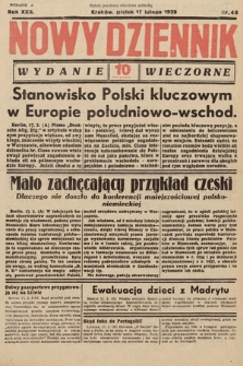 Nowy Dziennik (wydanie wieczorne). 1939, nr 48