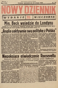 Nowy Dziennik (wydanie wieczorne). 1939, nr 51