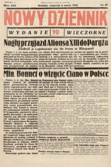 Nowy Dziennik (wydanie wieczorne). 1939, nr 61