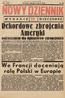 Nowy Dziennik (wydanie wieczorne). 1939, nr 63