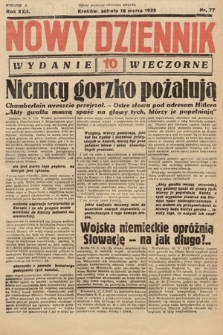 Nowy Dziennik (wydanie wieczorne). 1939, nr 77