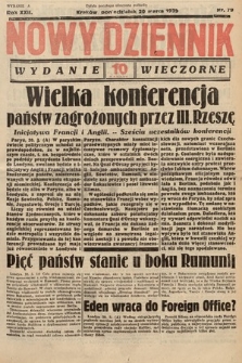 Nowy Dziennik (wydanie wieczorne). 1939, nr 79