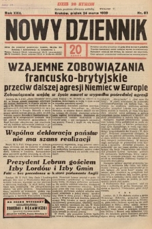 Nowy Dziennik. 1939, nr 83