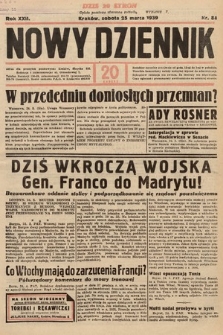 Nowy Dziennik. 1939, nr 84