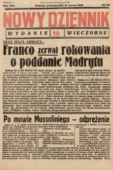 Nowy Dziennik (wydanie wieczorne). 1939, nr 86