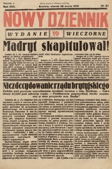 Nowy Dziennik (wydanie wieczorne). 1939, nr 87
