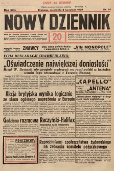 Nowy Dziennik. 1939, nr 92