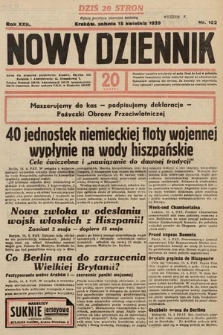 Nowy Dziennik. 1939, nr 102