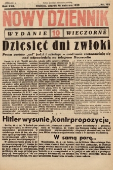 Nowy Dziennik (wydanie wieczorne). 1939, nr 105