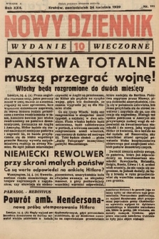 Nowy Dziennik (wydanie wieczorne). 1939, nr 111