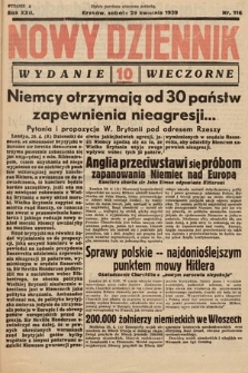 Nowy Dziennik (wydanie wieczorne). 1939, nr 116