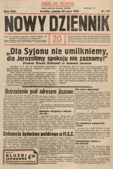 Nowy Dziennik. 1939, nr 137