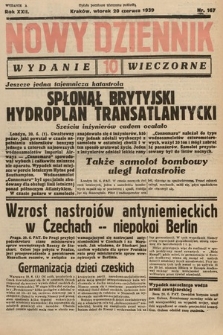 Nowy Dziennik (wydanie wieczorne). 1939, nr 167