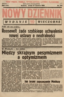 Nowy Dziennik (wydanie wieczorne). 1939, nr 168