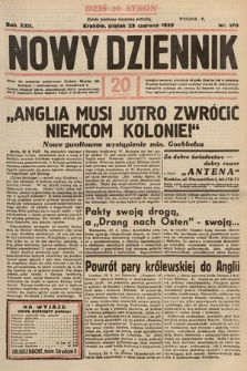 Nowy Dziennik. 1939, nr 170