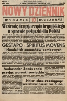 Nowy Dziennik (wydanie wieczorne). 1939, nr 173