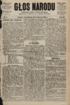Głos Narodu : dziennik polityczny, założony w r. 1893 przez Józefa Rogosza (wydanie poranne). 1905, nr 2