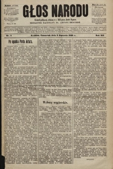 Głos Narodu : dziennik polityczny, założony w r. 1893 przez Józefa Rogosza (wydanie poranne). 1905, nr 5