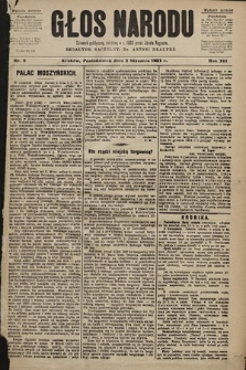 Głos Narodu : dziennik polityczny, założony w r. 1893 przez Józefa Rogosza (wydanie poranne). 1905, nr 9