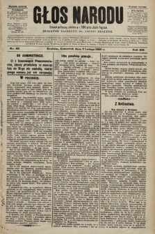 Głos Narodu : dziennik polityczny, założony w r. 1893 przez Józefa Rogosza (wydanie poranne). 1905, nr 40