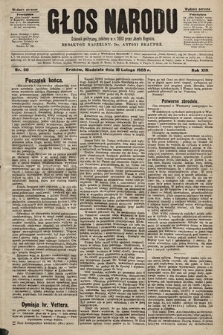 Głos Narodu : dziennik polityczny, założony w r. 1893 przez Józefa Rogosza (wydanie poranne). 1905, nr 50