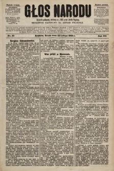 Głos Narodu : dziennik polityczny, założony w r. 1893 przez Józefa Rogosza (wydanie poranne). 1905, nr 53