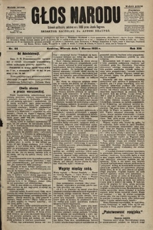 Głos Narodu : dziennik polityczny, założony w r. 1893 przez Józefa Rogosza (wydanie poranne). 1905, nr 66