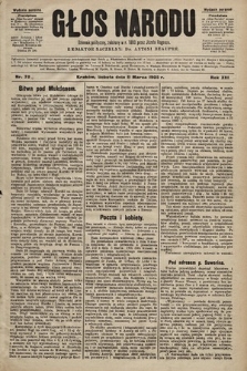 Głos Narodu : dziennik polityczny, założony w r. 1893 przez Józefa Rogosza (wydanie poranne). 1905, nr 70