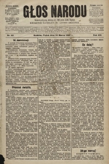 Głos Narodu : dziennik polityczny, założony w r. 1893 przez Józefa Rogosza (wydanie poranne). 1905, nr 83